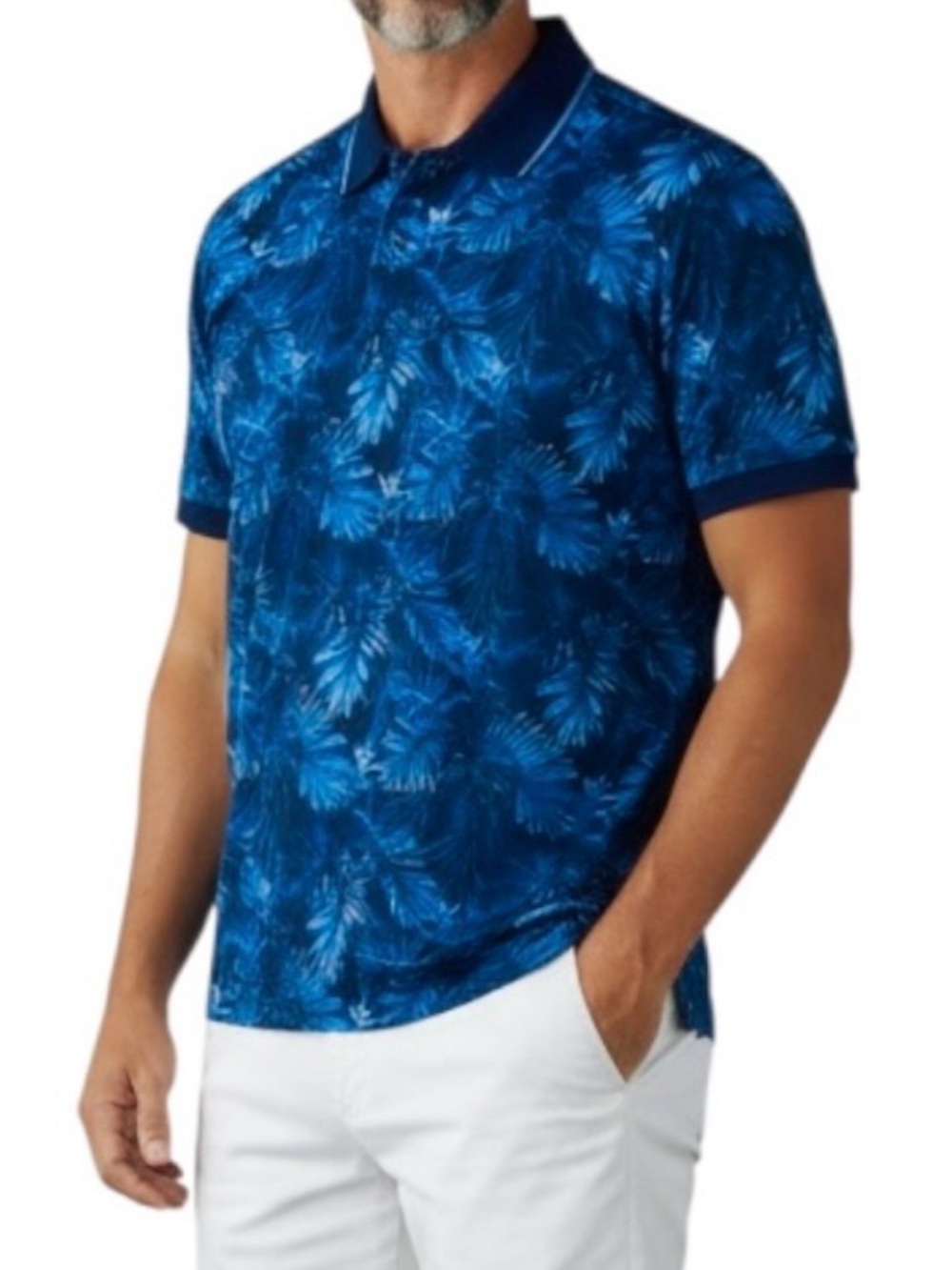 Leg3nd Golf Polo Extreme Stretch Tropical Floral Print Men’s Shirt Sz XL NWOT